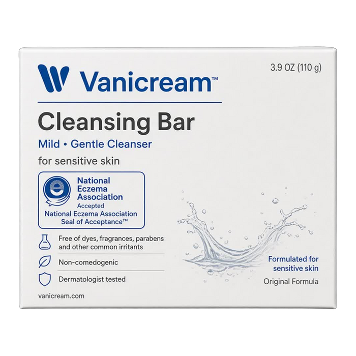 Vanicream Cleansing Bar 3.9 oz front of package