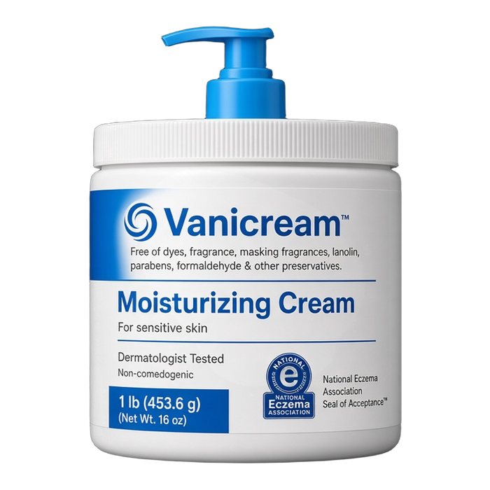 Vanicream Moisturizing Cream 1 lb front of package with pump