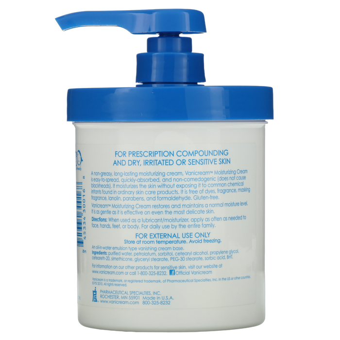 Vanicream Moisturizing Cream 1 lb