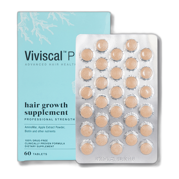 Viviscal PRO Professional Strength dietary supplement 60ct tablets box and blister card