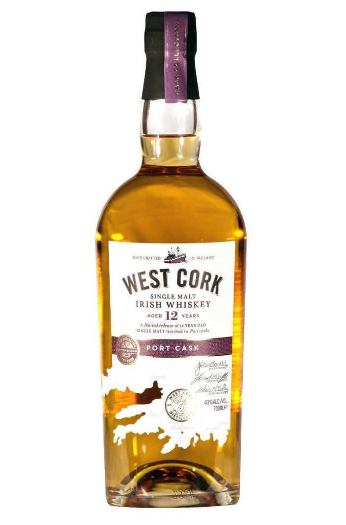 West Cork Single Malt Irish Whiskey 12Yr Port Cask 750ml