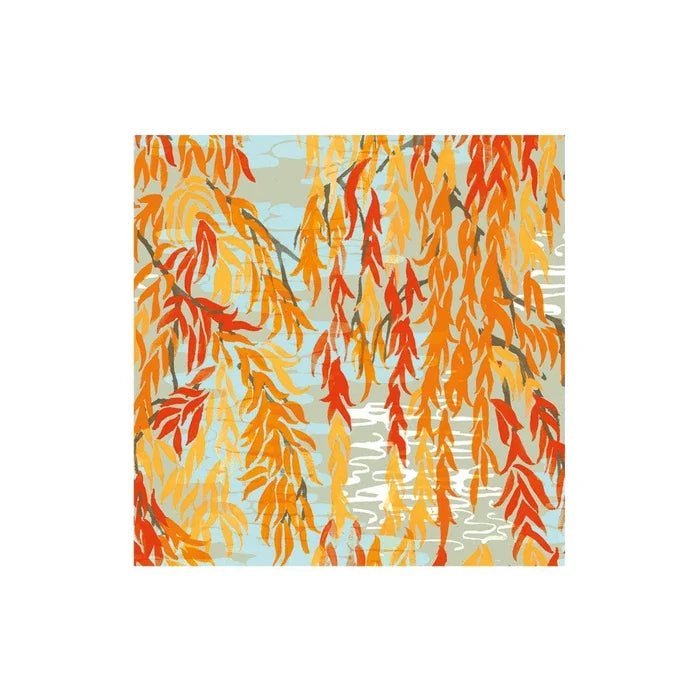 Willows Coral Cocktail Napkins