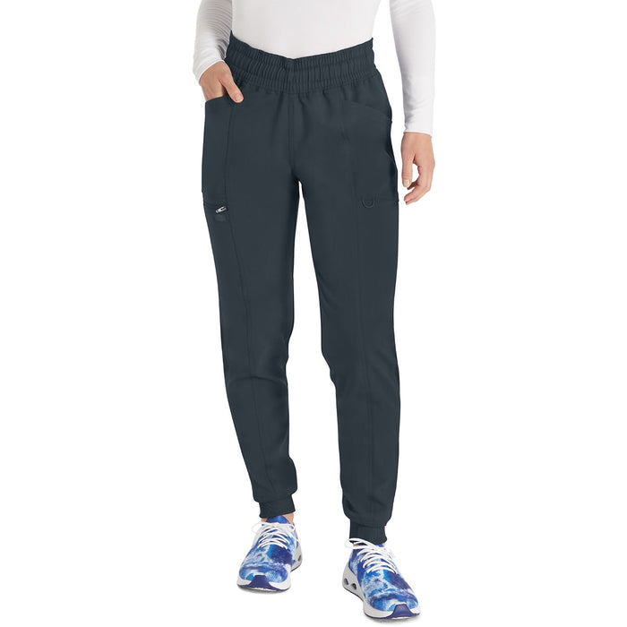 Women's Balance Mid Rise Jogger Scrub Pant - Pewter - 1