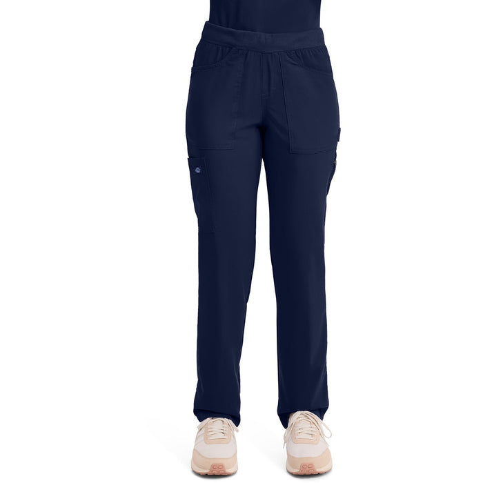 Women's Balance Mid Rise Tapered Leg Pull-On Scrub Pant - Navy - 1