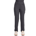 Women's Balance Mid Rise Tapered Leg Pull-On Scrub Pant - Pewter - 1