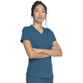 Women's Balance V-Neck Scrub Top - Caribbean Blue - 1