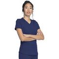Women's Balance V-Neck Scrub Top - Navy - 1