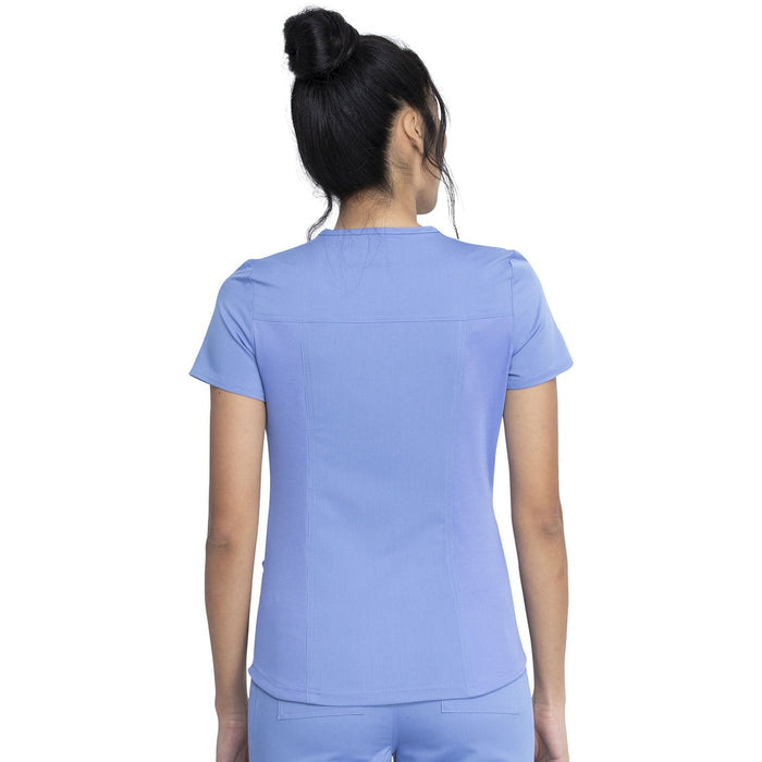 Women's Balance V-Neck Scrub Top - Ciel Blue - 2