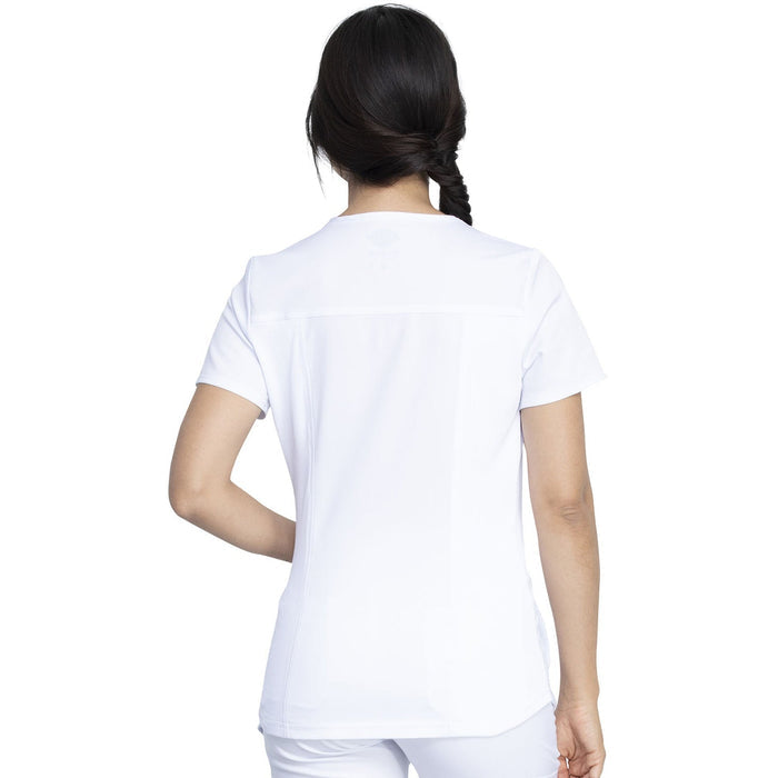 Women's Balance V-Neck Scrub Top - White - 2