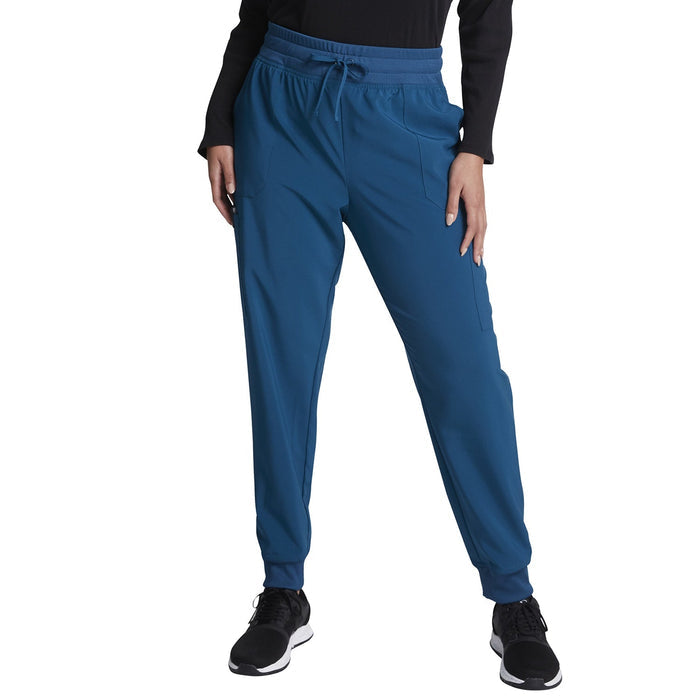 Women's EDS Essentials Mid Rise Scrub Jogger - Caribbean Blue - 1