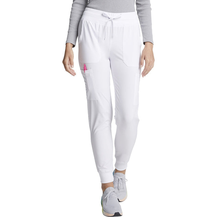 Women's EDS Essentials Mid Rise Scrub Jogger - White - 1
