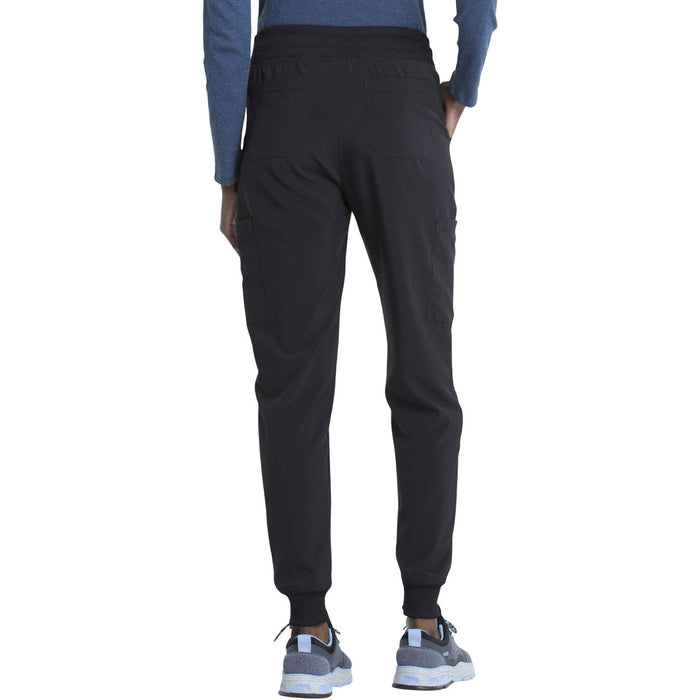 Women's EDS Essentials Mid Rise Scrub Jogger - Black - 2