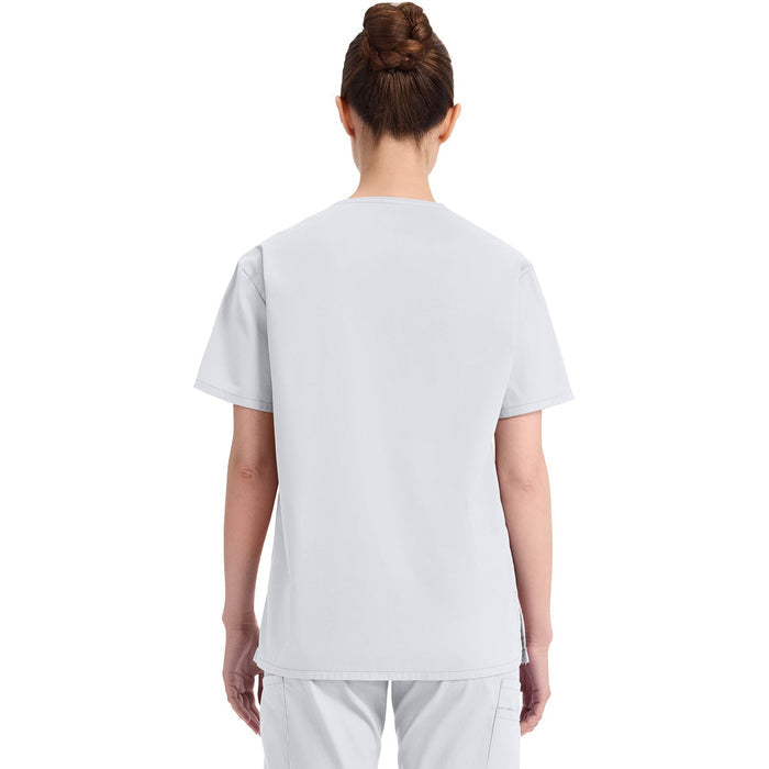 Women's EDS Signature V-Neck Scrub Top - White - 2