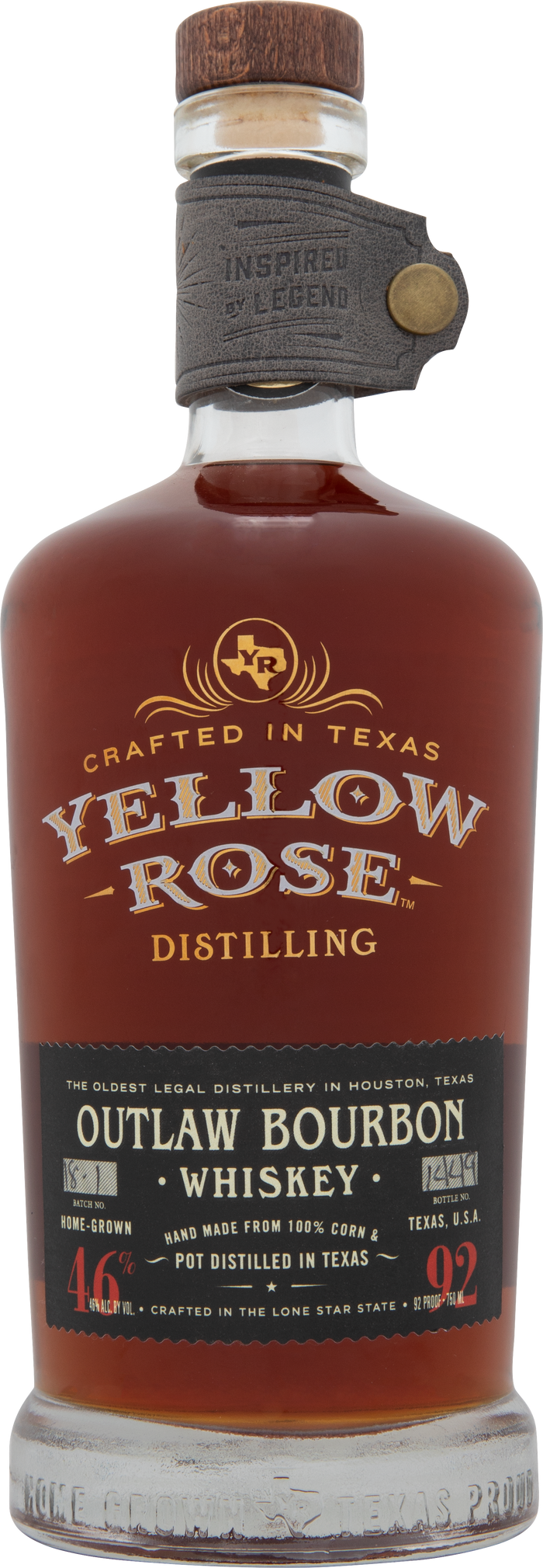 Yellow Rose Outlaw Bourbon Whiskey 750ml