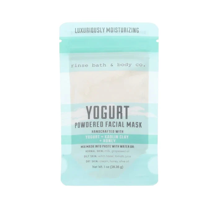 Yogurt Mask Bag | Rinse Bath & Body Co.