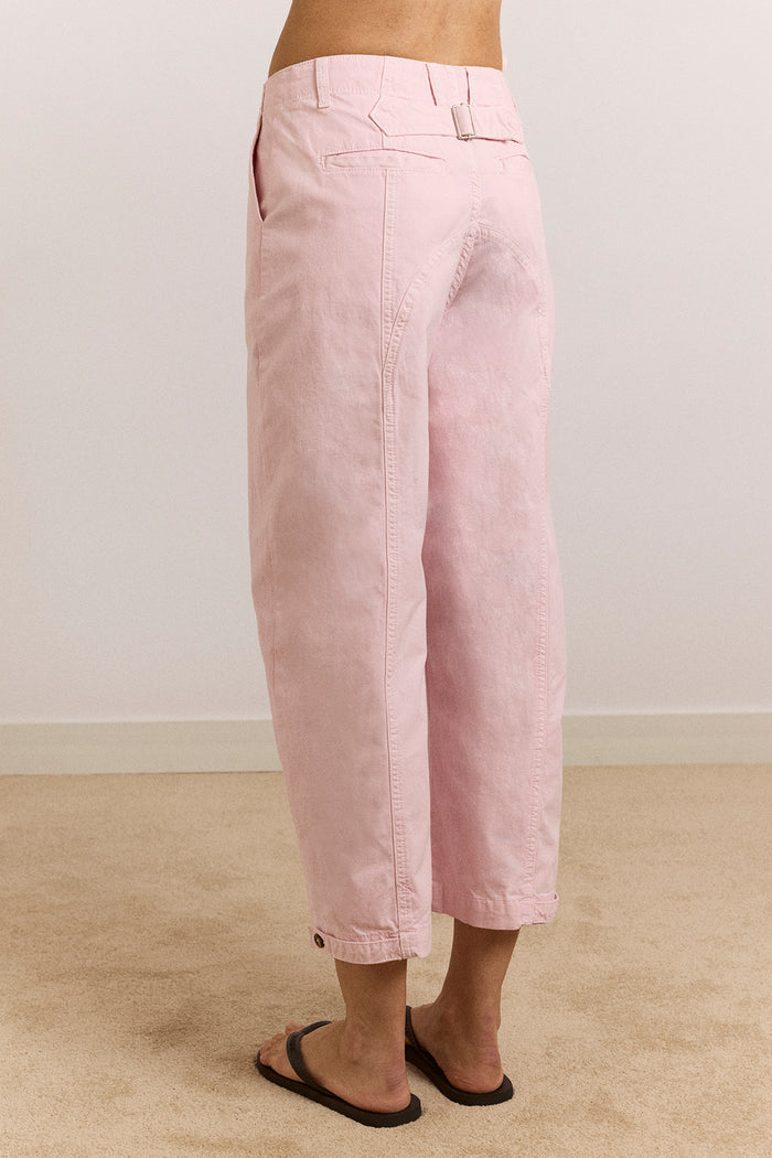 Yves Capri Trouser - Pink