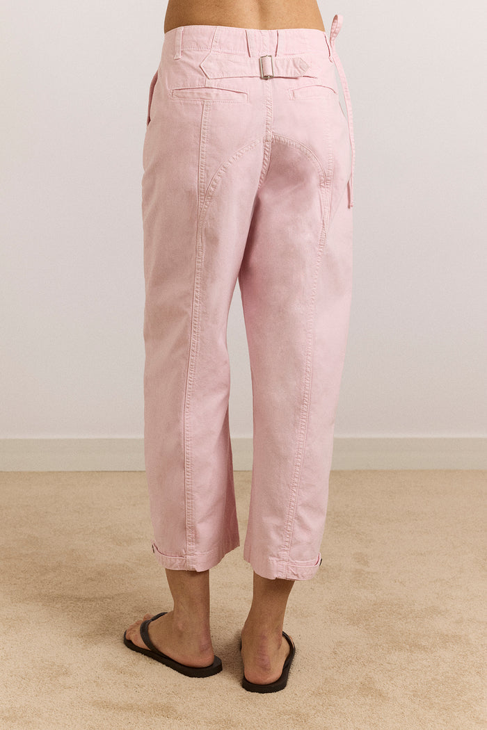 Yves Capri Trouser - Pink