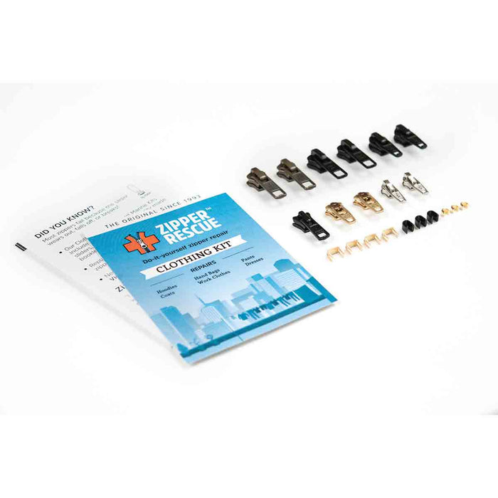Zipper Rescue Kit - Clothing Zipper Slider Repair Kit