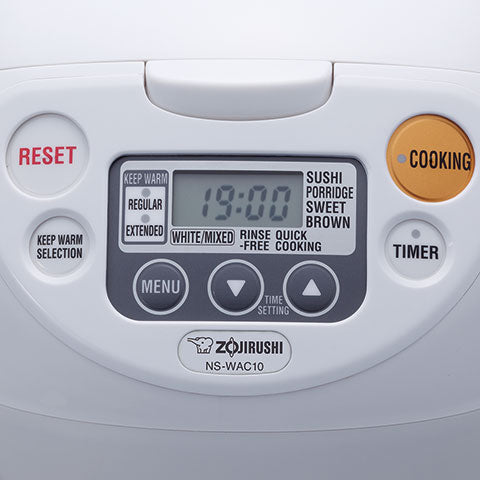 Zojirushi Micom Rice Cooker & Warmer NS-WAC10/18 — view 2
