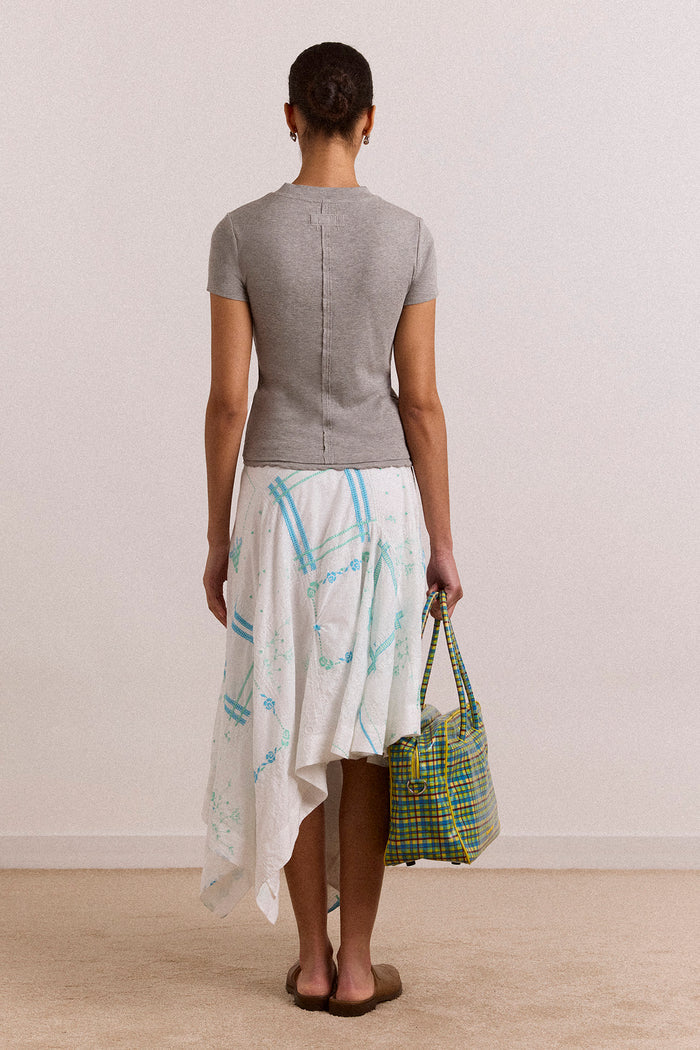 Zola Short Sleeve Tee - Grey Marl