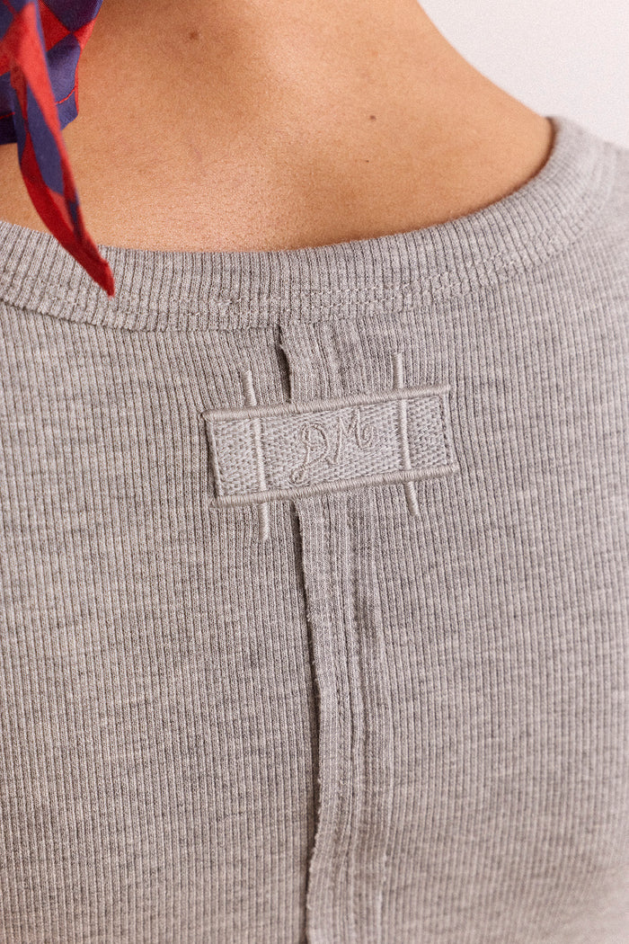 Zora Tank - Grey Marl